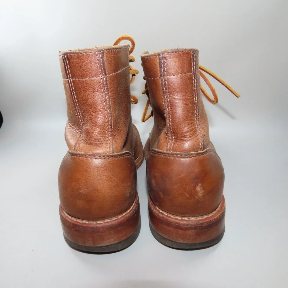 Oak Street Bootmakers CapToe Trench Boot in Chromepak Leather Sz 8.5 D